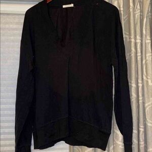 Black V-Neck Women's Sweater